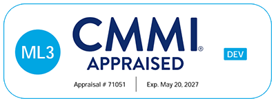 CMMI APPRAISED Appraisal # 71051 | Exp. May 20, 2027