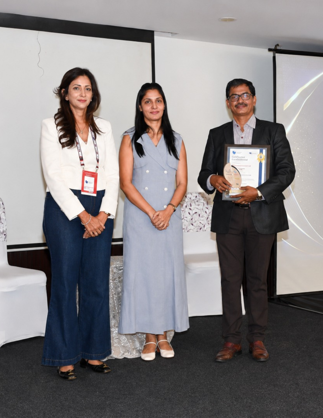 SmartVakheel.AI Legal Innovation of the Year trophy at Bespoke Global Legal Summit 2026